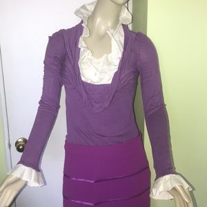 Cotton soft jersey combo stretch top size FR40